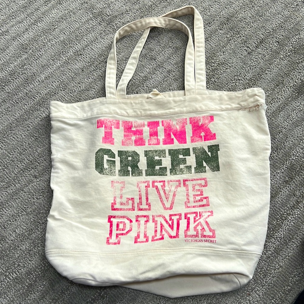 Victorias Secret PINK canvas tote bag